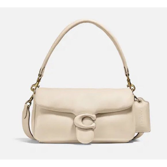 Coach Handbags - NWT $550 Coach Pillow Tabby 26 Brass Ivory C0772 Shoulder Bag Crossbody